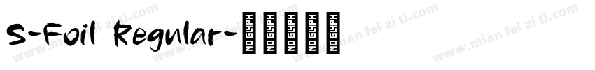 S-Foil Regular字体转换